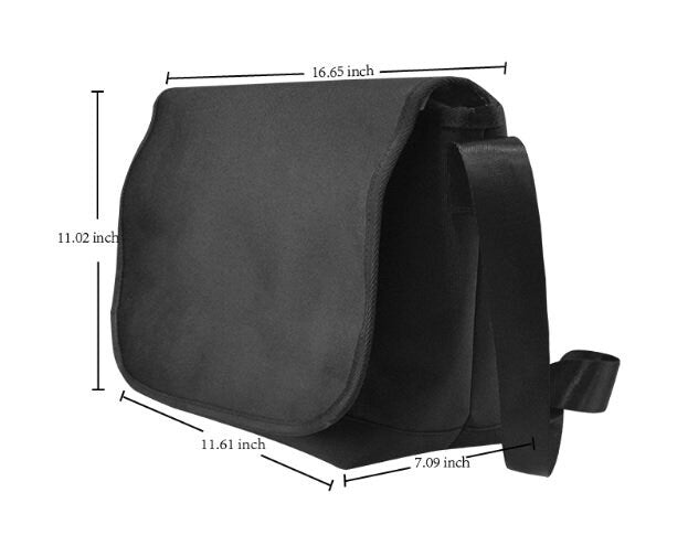 Stormie Patrol Flap Messenger Bag - Star Wars Stormtrooper Inspired - Comic Con Essentials - Shoulder Strap - 501st