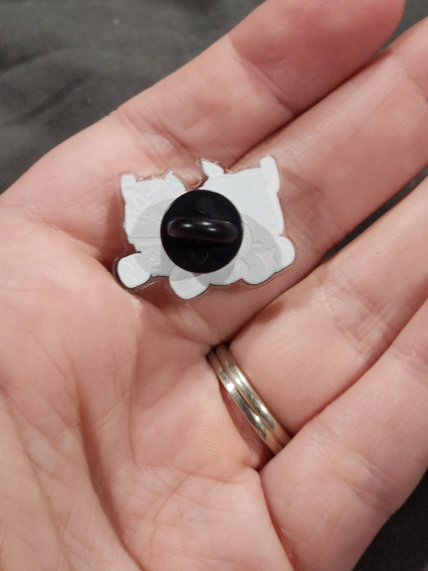 Limited Run! 1" Acrylic Roller Derby Skates Pin - Roller Girl Gift - Skate Bag Decor - Black & White Design - Skating