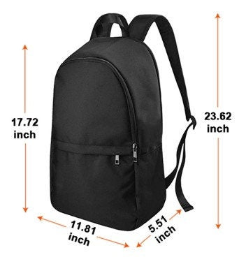 Borahae in Korean on BTS & ARMY Logos Fabric Backpack - K-Pop Inspired School Accessories - Bangtan - I Purple You - BTS Bag