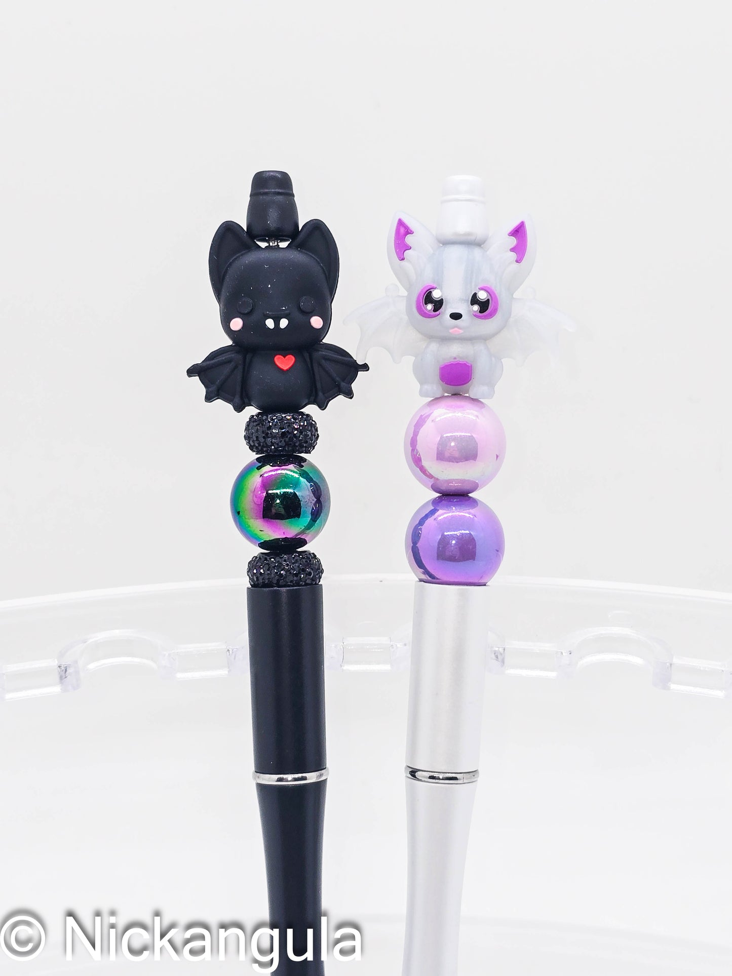 Cute Bat Animal Beaded Pens - Sky Puppies - Goth