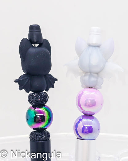 Cute Bat Animal Beaded Pens - Sky Puppies - Goth