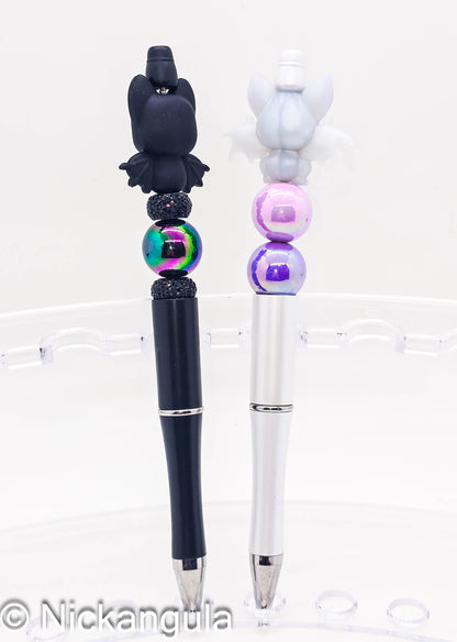 Cute Bat Animal Beaded Pens - Sky Puppies - Goth