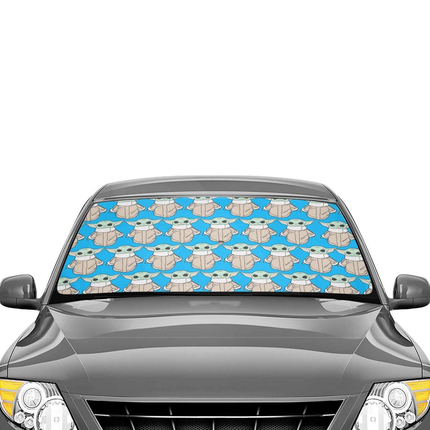 3 Styles - The Child 58"x29" Car Sun Shade Umbrella - Star Wars Inspired Car Accessories Foldable Windshield Cover - Grogu Baby Yoda