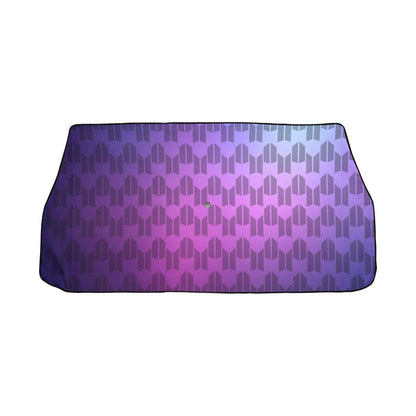 BTS & ARMY Logo Print 58"x29" Car Sun Shade Umbrella - K-Pop Inspired Car Accessories Foldable Windshield Cover - Purple - Bangtan Gift