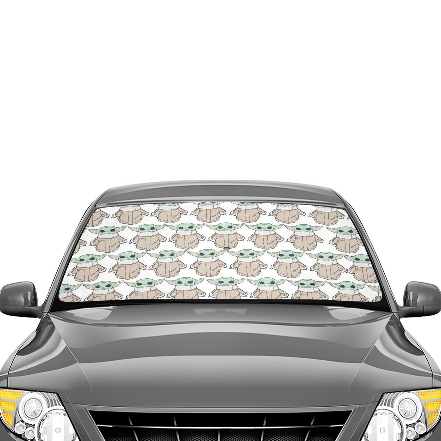 3 Styles - The Child 58"x29" Car Sun Shade Umbrella - Star Wars Inspired Car Accessories Foldable Windshield Cover - Grogu Baby Yoda