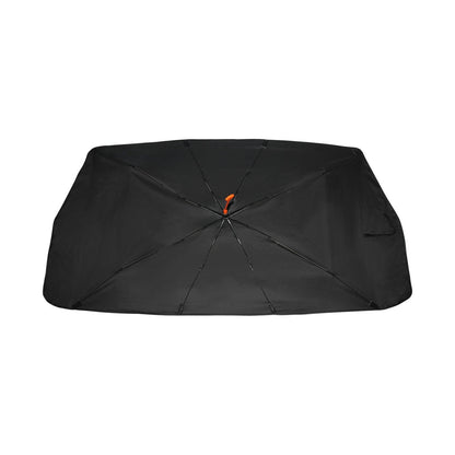 Red Imperial Cogs on Black 58"x29" Car Sun Shade Umbrella - Star Wars Inspired Car Accessories Foldable Windshield Cover - 501st - Dark Side
