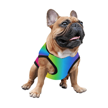 Personalized Option - Rainbow Ombre Print Pet Tank Top - Dog or Cat Shirt - New Puppy Gift - Colorful - LGBTQ+ Pride for Pets - Add Name