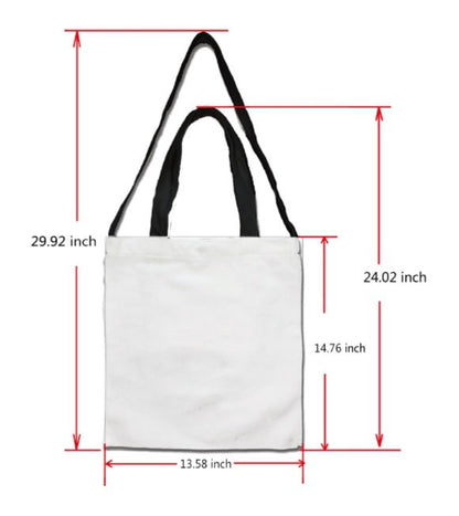 Rainbow Stripes Medium Hand & Shoulder Strap Tote Bag - Shoulder Strap Purse - Gay Pride  - LGBTQIA+