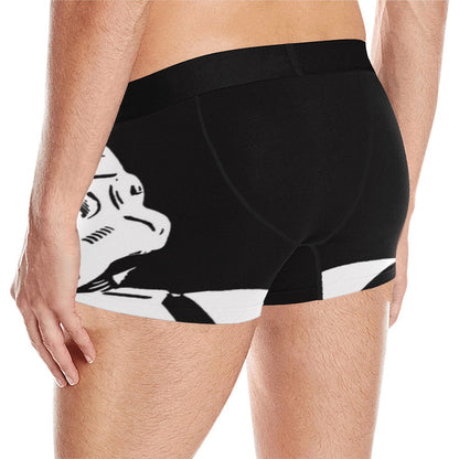 Men's Stormtrooper Helmet Black & White Boxer Briefs - Star Wars Inspired - Underwear - Men's Fashion - Stocking Stuffer - Gift Idea - Sexy