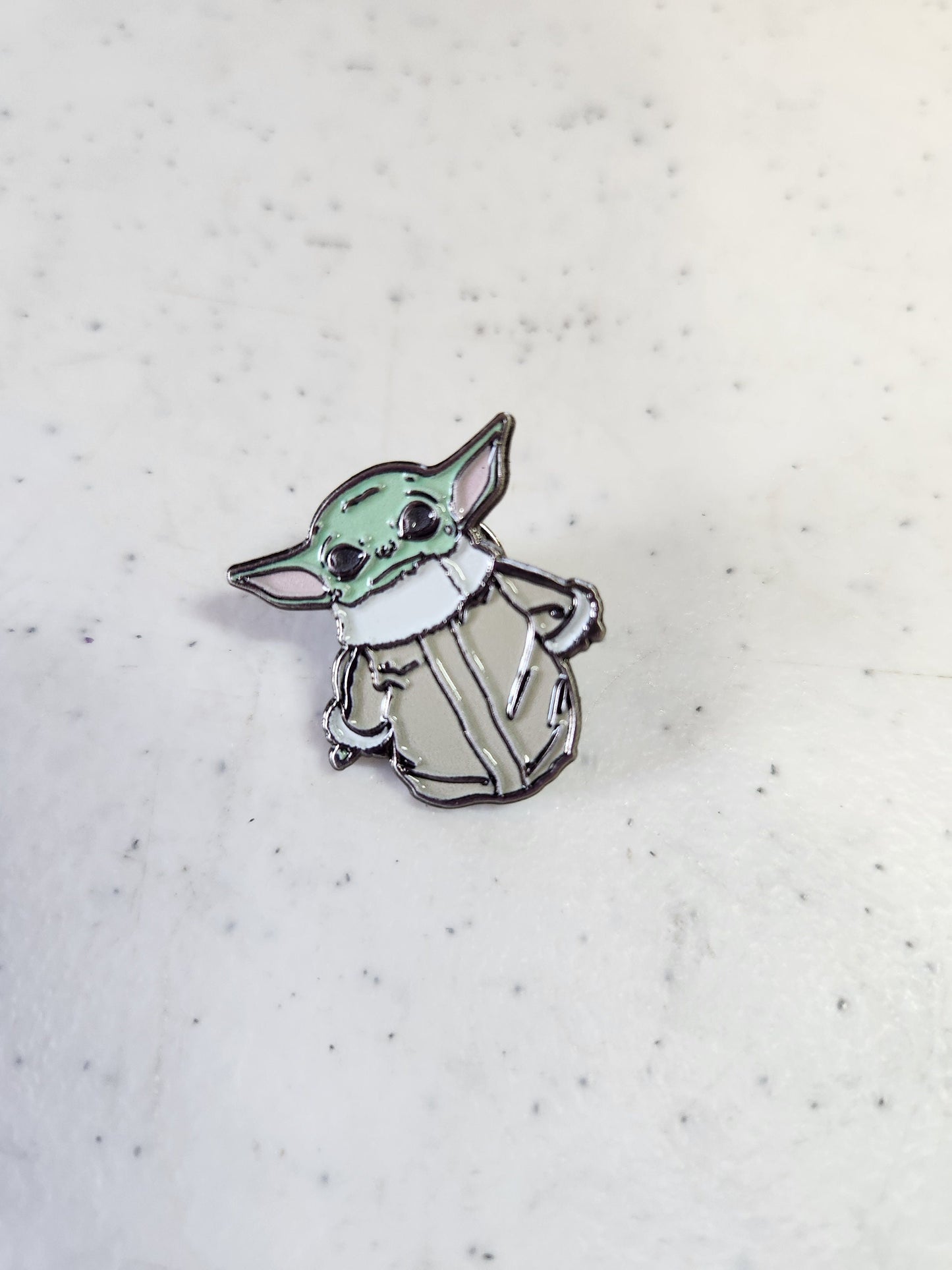 Limited Edition Run of The Child Soft Enamel Pins - 1" Tall - Antique Metal Plating - Star Wars Inspired Lapel Pin - Grogu - Baby Yoda - Collector