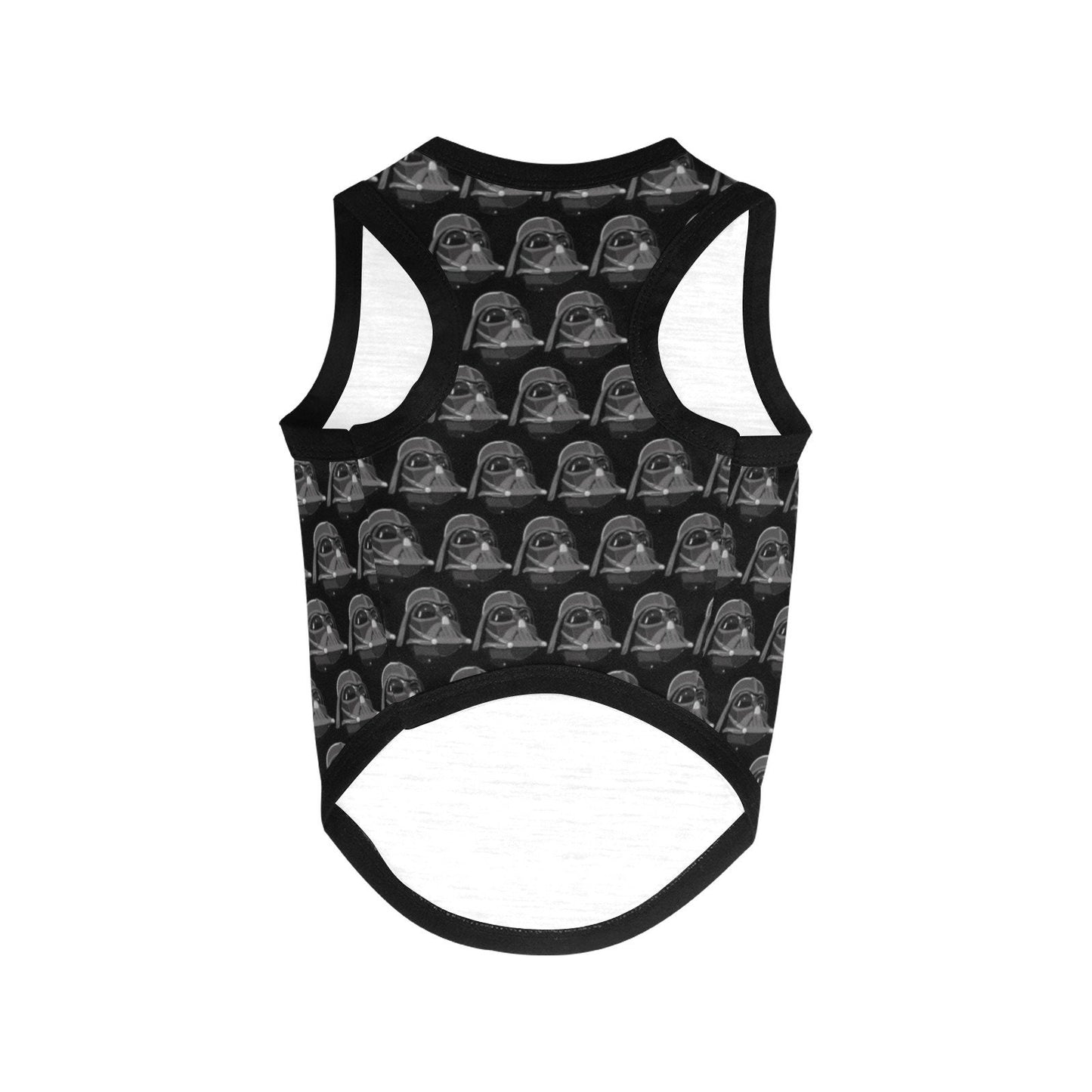 Vader Helmet Print Pet Tank Top - Dog Shirt - Star Wars Empire Inspired Pet Clothing - Geek Gift - New Puppy - Pet Fashion - Darth Vader