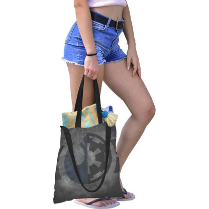 Galactic Duality Medium Hand & Shoulder Strap Tote Bag - Shoulder Strap Purse - Star Wars Inspired Fashion Accessories - School Supplies